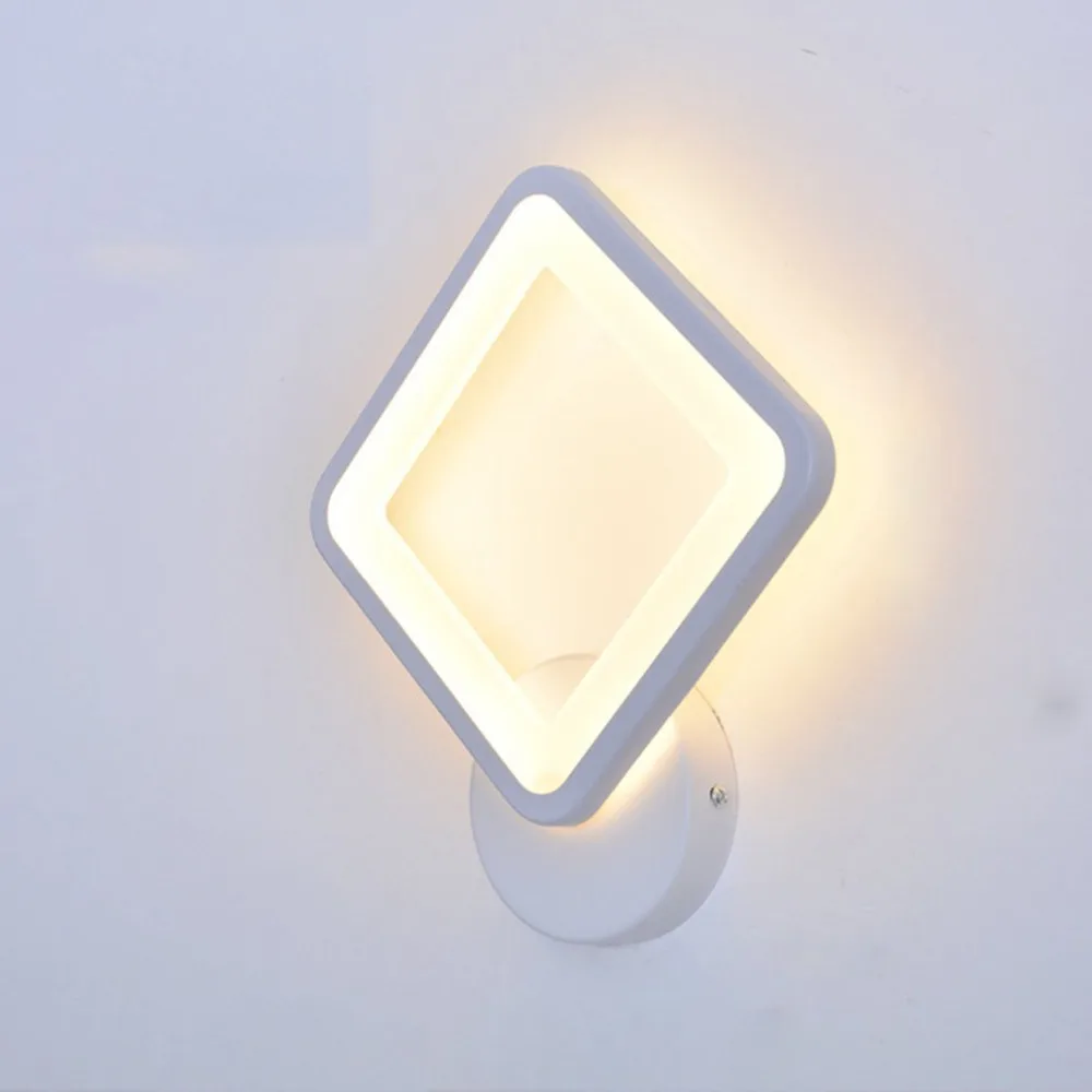 

Bedside wall lamp bedroom solid wood rotating aisle corridor corridor Nordic living room led wall painting bedside lamp