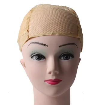 10PCSBreathable Wig Cap Hairnet Adjustable Nylon Weaving Mesh Wig Caps With Lace Straps For Making Wig 3