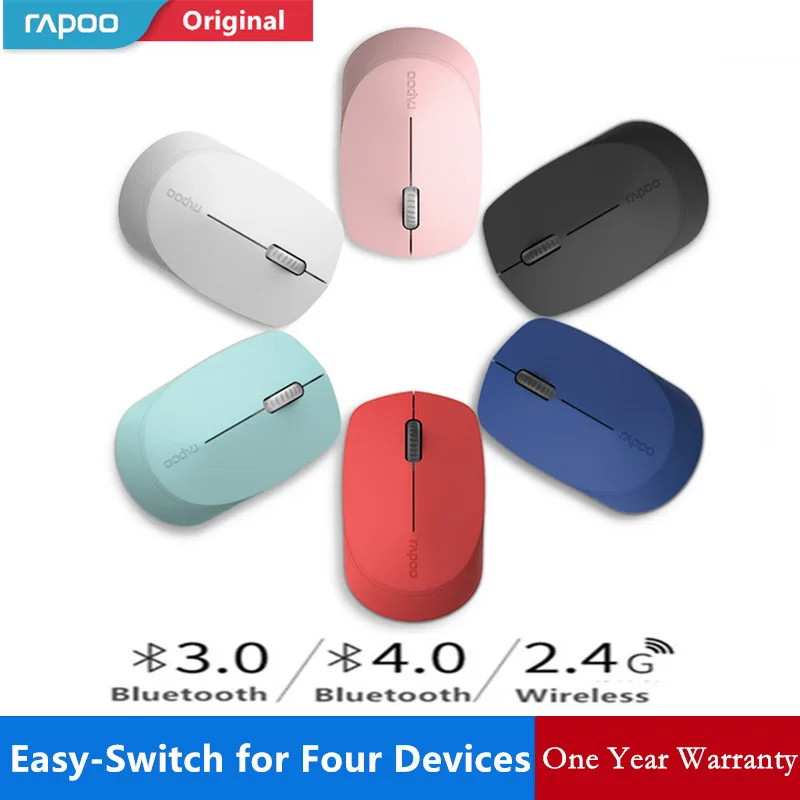 NEW Rapoo MT750 Wireless Computer Mouse Bluetooth 4.0 Three mode WiFi Laser Mice