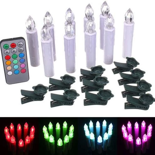 Bougies LED à Télécommande - Controlez Jusqu'à 50 Bougies