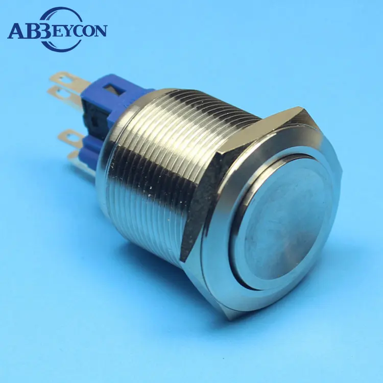 TY 2205Z 22mm IP67 IK10 1NO1NC sealed metal waterproof ON OFF push button switchin Switches