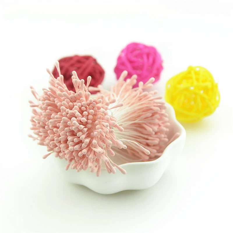 400pcs 5mm Mini Stamen Matte Handmade Artificial Flowers For Wedding Party Home Decoration DIY Flower Garland Craft Accessories