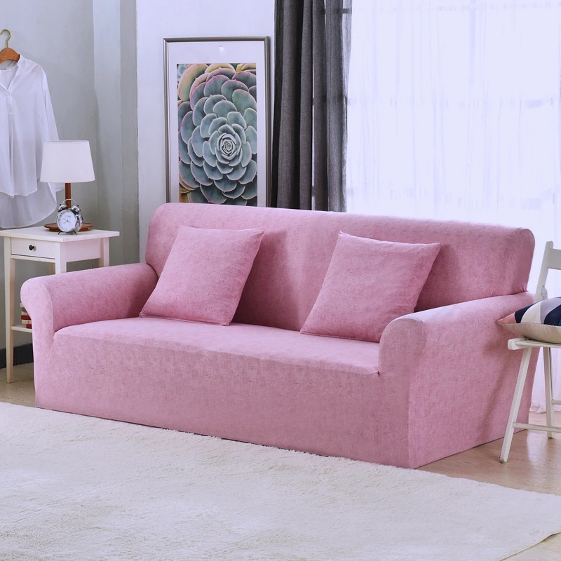 Простой и элегантный сплошной цвет чехол для кресла Ретро реклайнер диван Обложка мягкий полиэстер спандекс покрывало для дивана крышка стула
