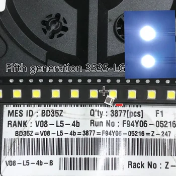 

2000PCS FOR LCD TV repair LG led TV backlight strip lights with light-emitting diode 3535 SMD LED beads 6V