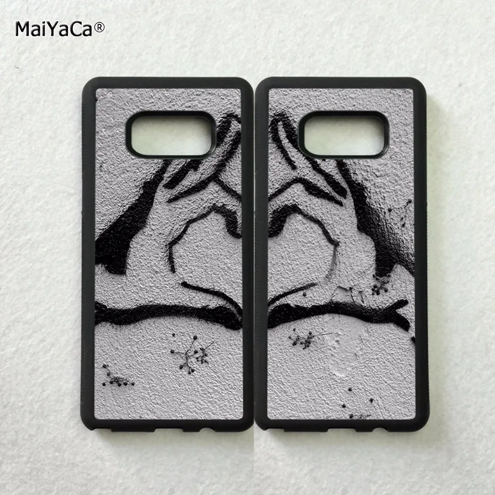 

hand heart BFF best friends love pair TPU phone cases for samsung s6 edge plus s7 edge s8 s9 s10 plus lite e note8 note9 case