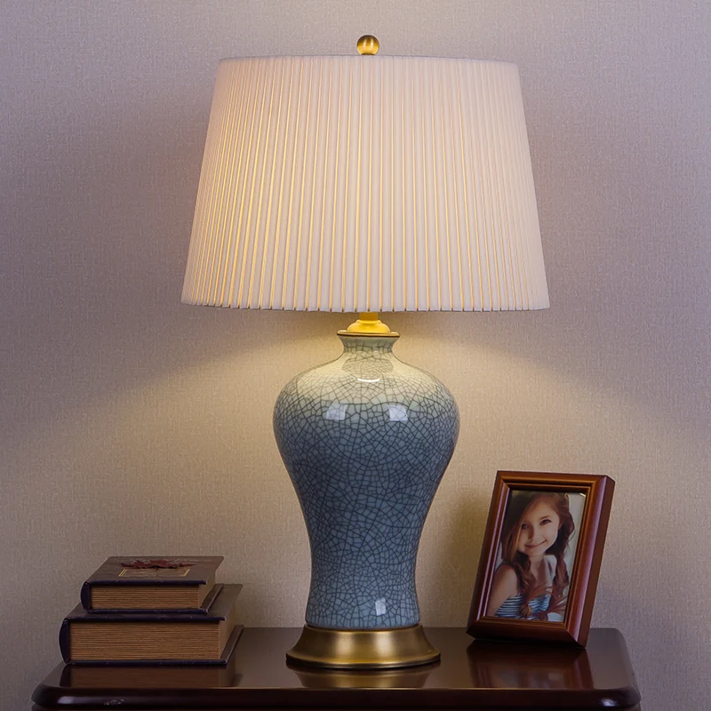 الراقية خمر الإبداعية الأوروبية الصينية السيراميك النسيج E27 Dimmerable الجدول مصباح لغرفة المعيشة غرفة نوم ديكو H 62 سنتيمتر 1079 الراقية خمر الإبداعية الأوروبية الصينية السيراميك النسيج E27 Dimmerable الجدول مصباح لغرفة المعيشة غرفة نوم ديكو H 62 سنتيمتر 1079