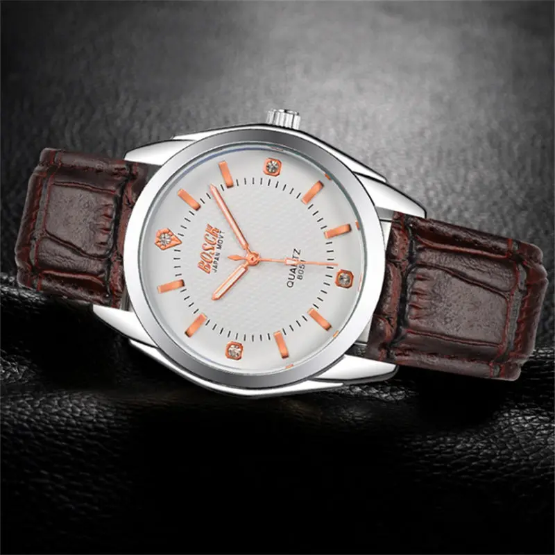 

New product real belt watch men's mechanical watch automatic waterproof male watch fashion men's watch.