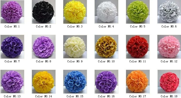 Colors of Our Silk Flower Ball