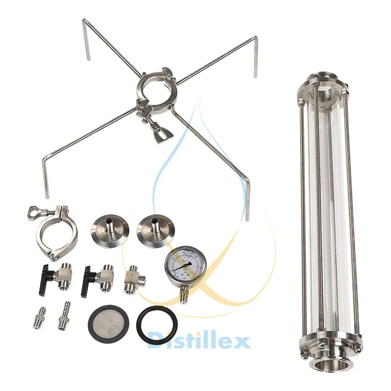 BHO Extractor kit. Extrator de aço inoxidável 304.
