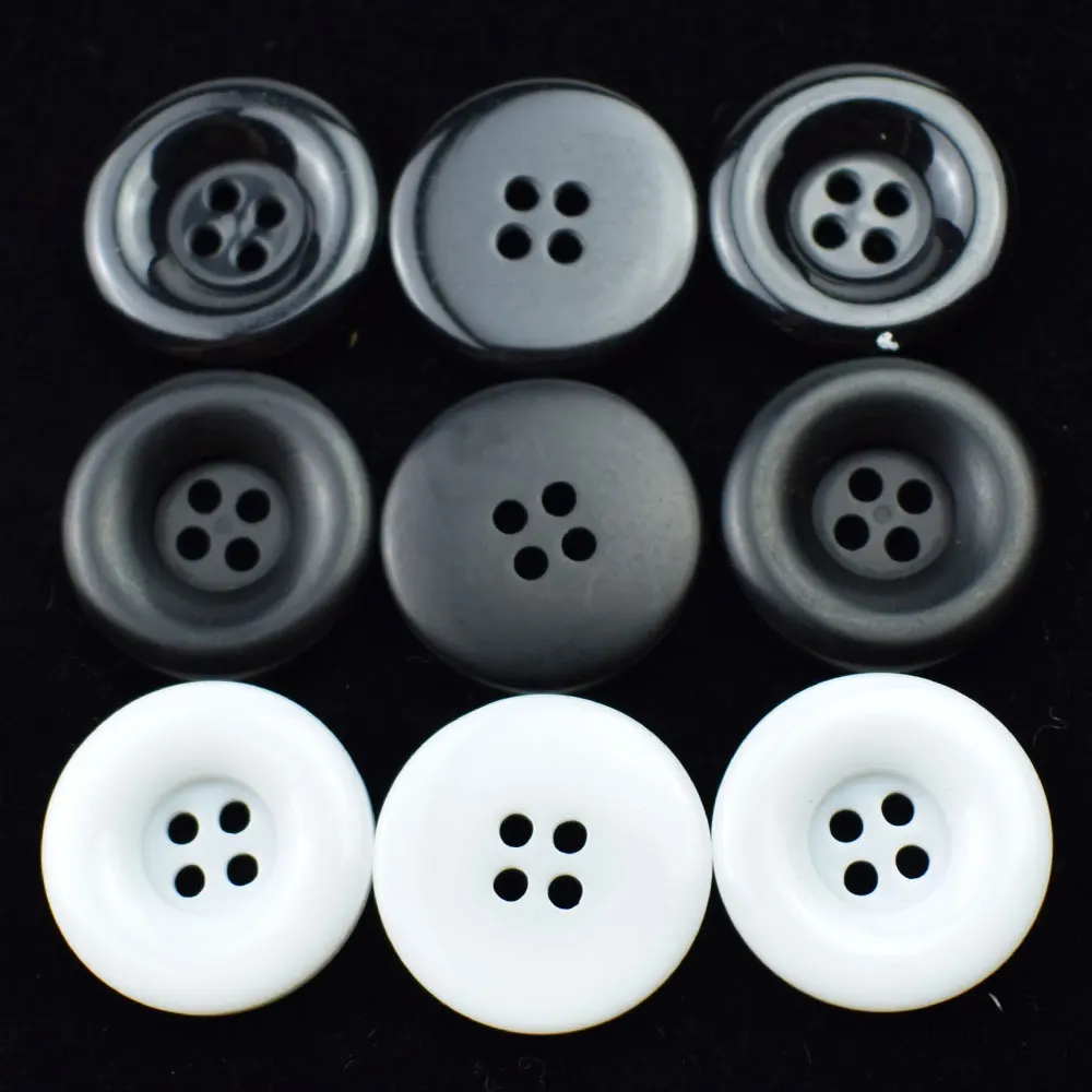 4 Holes Button Fashion Resin Round Big Button Coat Boots Sewing Clothes