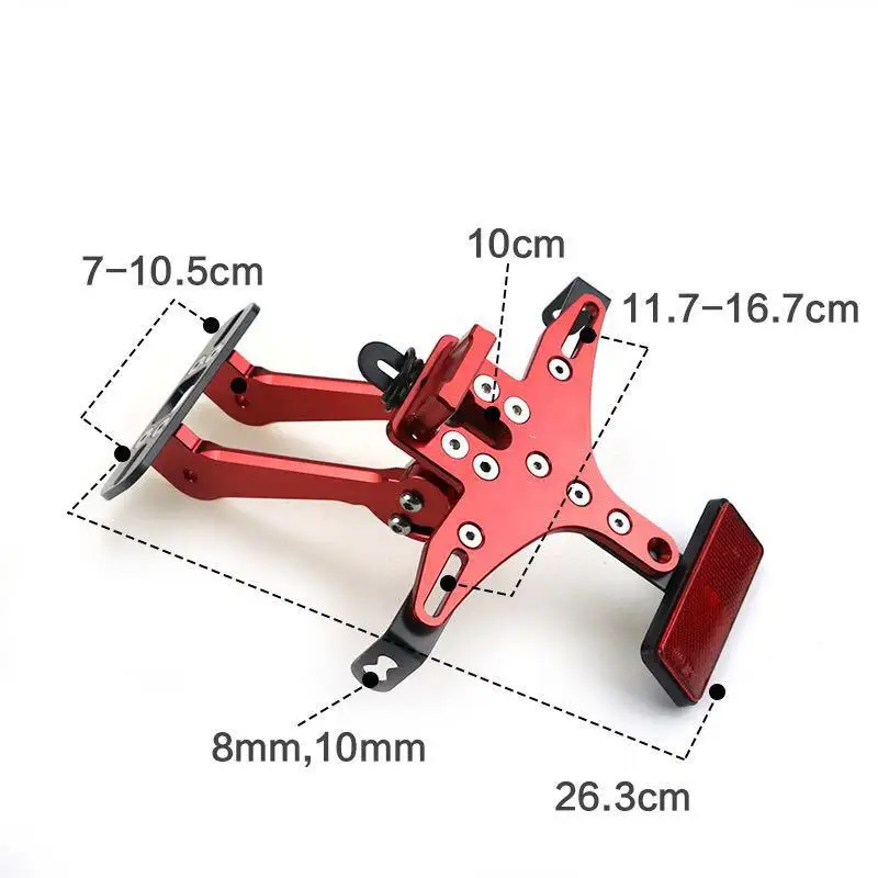 Новая мотоциклетная обувь Рамка Номерного Знака Держатель Кронштейн для YAMAHA R1/R3 MT-09/07 KAWASAKI Z800/1000 Универсальный Кронштейн номерного знака