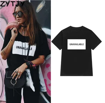 

unavailable Letters Print Women tshirt Cotton Casual Funny t shirt For Lady Top Tee Hipster Tumblr Drop Ship Z-977