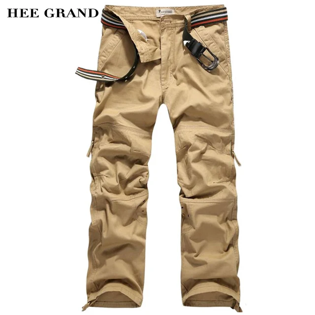 Pants Men No Belt Hot Sale Men's Fits Pants Casual Solid Loose style