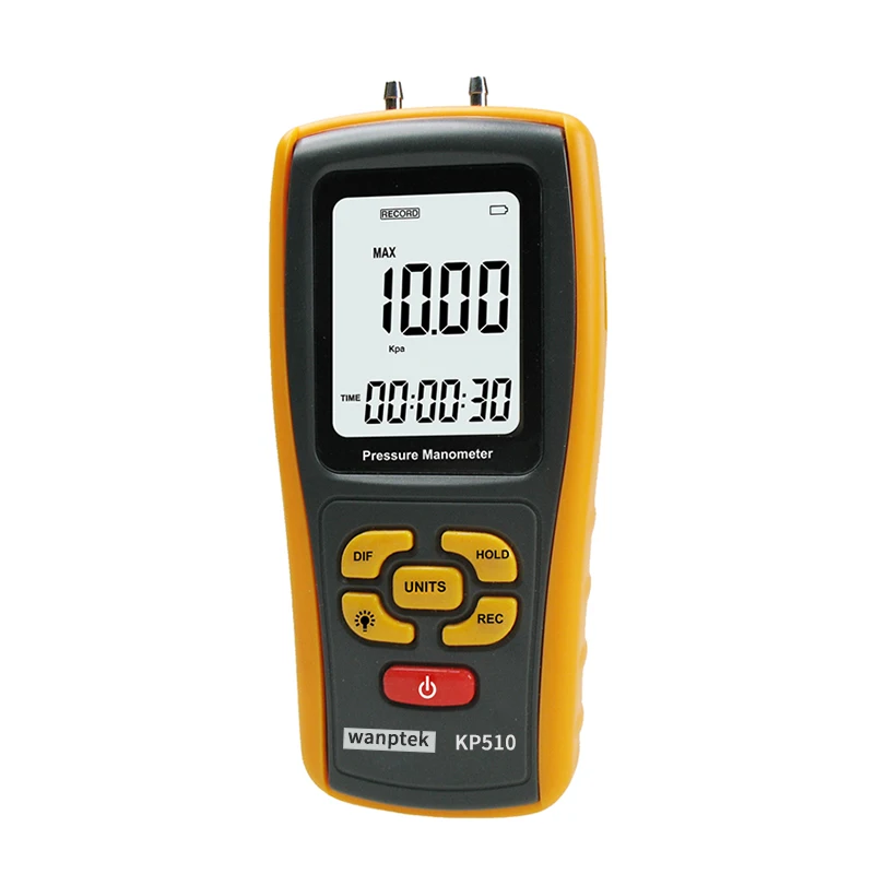 

Handheld Digital Pressure Meter Manometer +/- 10kPa Pressure Gauge Tester USB Manometro