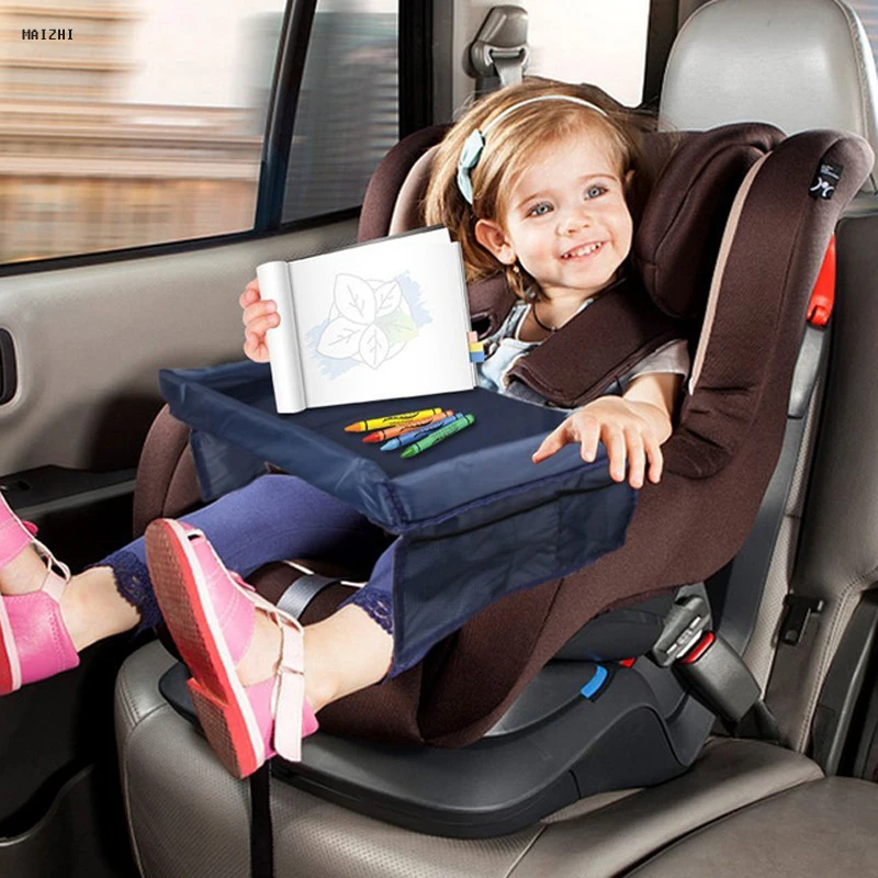 free ship Quality Waterproof Table Car Seat Tray Storage Kids Toys