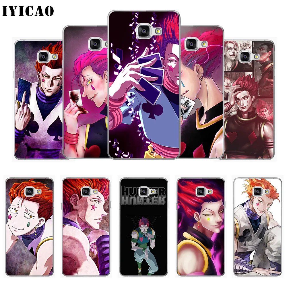 

IYICAO Hisoka hunter x hunter Soft Silicone Phone Case for Samsung A10 A30 A40 A50 A70 M10 M20 M30 TPU Cover