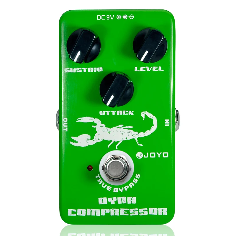 Cena Dynamiczny kompresor gitara pedał efektów zmniejszyć zbędne dynamiczny zapewnienia zrównoważonego true bypass gitara pedał efektów Joyo JF 10