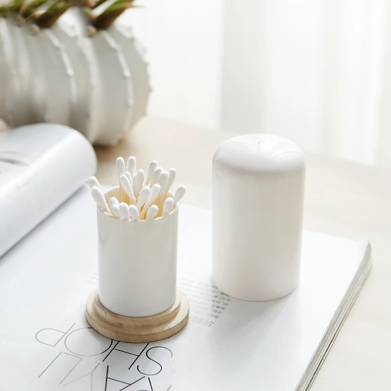 

050 New Arrival Creative Shaped Automatic Toothpick Holder Pocket Small Toothpick Box Simple dust-proof toothpick box 6*6*9.5cm