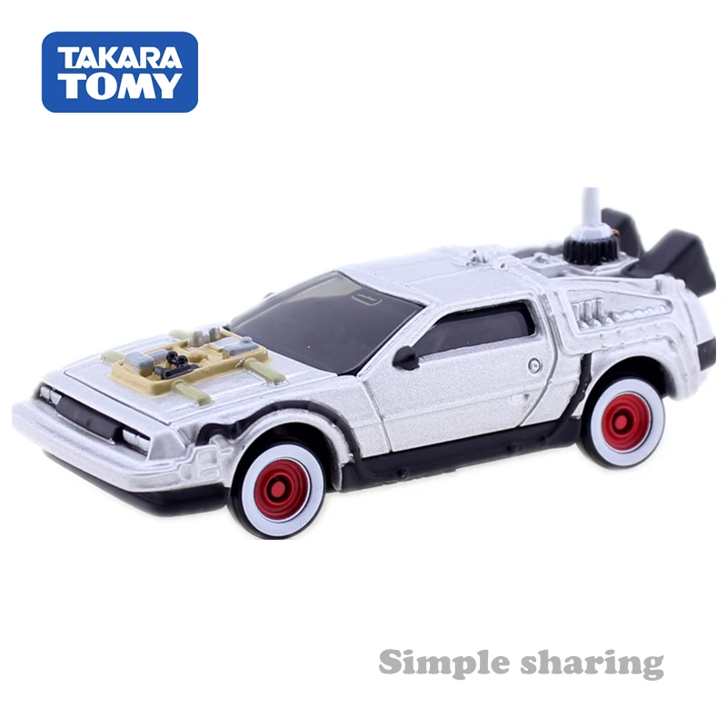 Takara Tomy Dream Tomica DELOREAN PART3 Назад в будущее № 146 литая под давлением металлическая популярная модель двигателя коллекционные подарки Детские игрушки