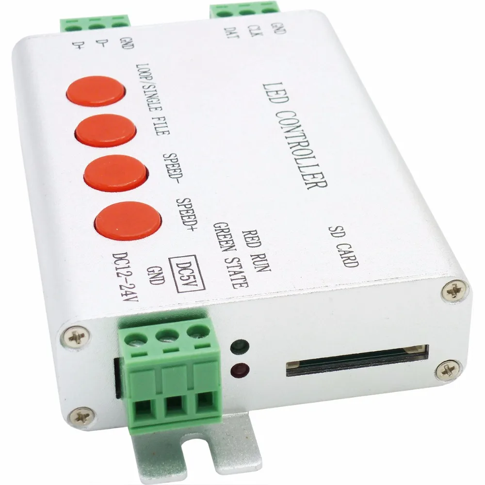 H801SB LED Controller, Programmierbare, 1 Port Stick 2048 Pixel, arbeit mit  oder ohne sd-karte, unterstützung WS2812, WS2811 etc - AliExpress Licht &  Beleuchtung