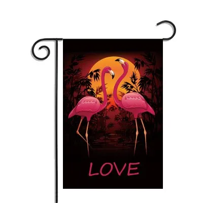 Новый Hello летний Фламинго Садовый флаг для дома декоративные наружные и