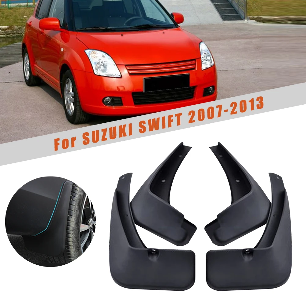 Автомобильный брызговик для Suzuki SX4 2007-2013 хэтчбек кроссовер брызговик брызговики для крыла безопасности светоотражающие Предупреждение брызговики