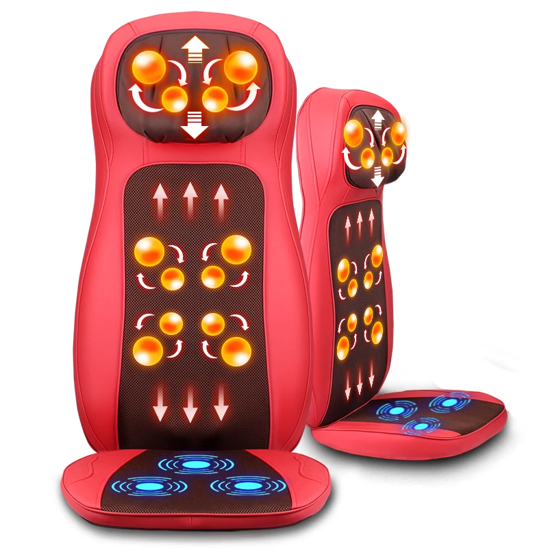Free Shipping Massager Body Massage Cushion Back Neck Care Acupressure Shiatsu Massager Relieve Pain Physiotherapy Equipment