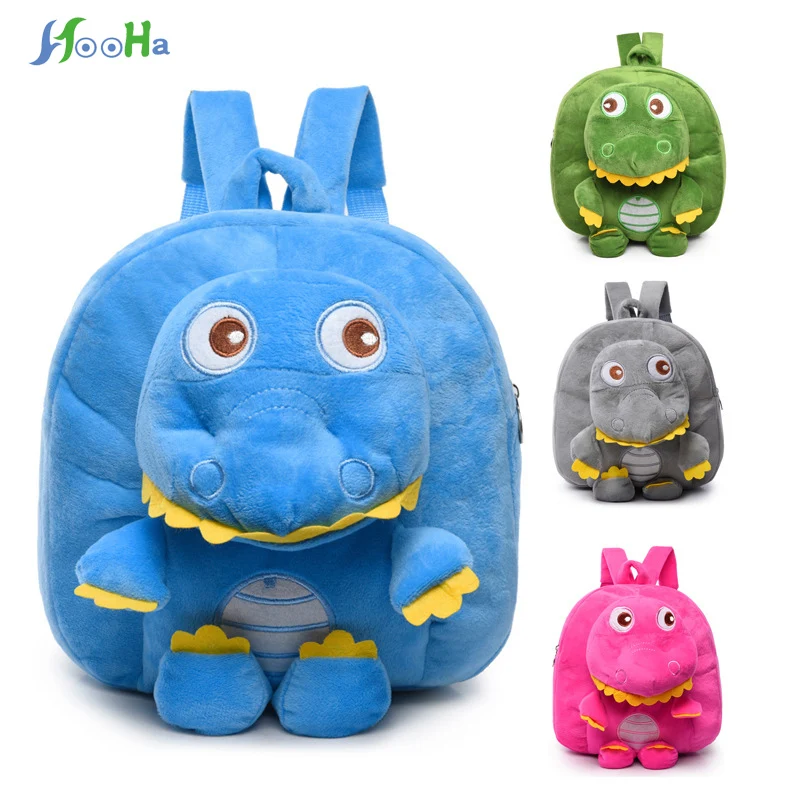 

Plush Backpacks Cartoon Dinosaur Plush Sac A Dos Enfant Kindergarten Backpack For Gifts Soft Bag For Children Kids Girls