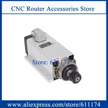 Высокая скорость 24000 об/мин шпиндель с воздушным охлаждением двигатель 2.2KW ER20 ЧПУ мукомольный Шпиндельный двигатель деревообрабатывающие фланца мотора шпинделя