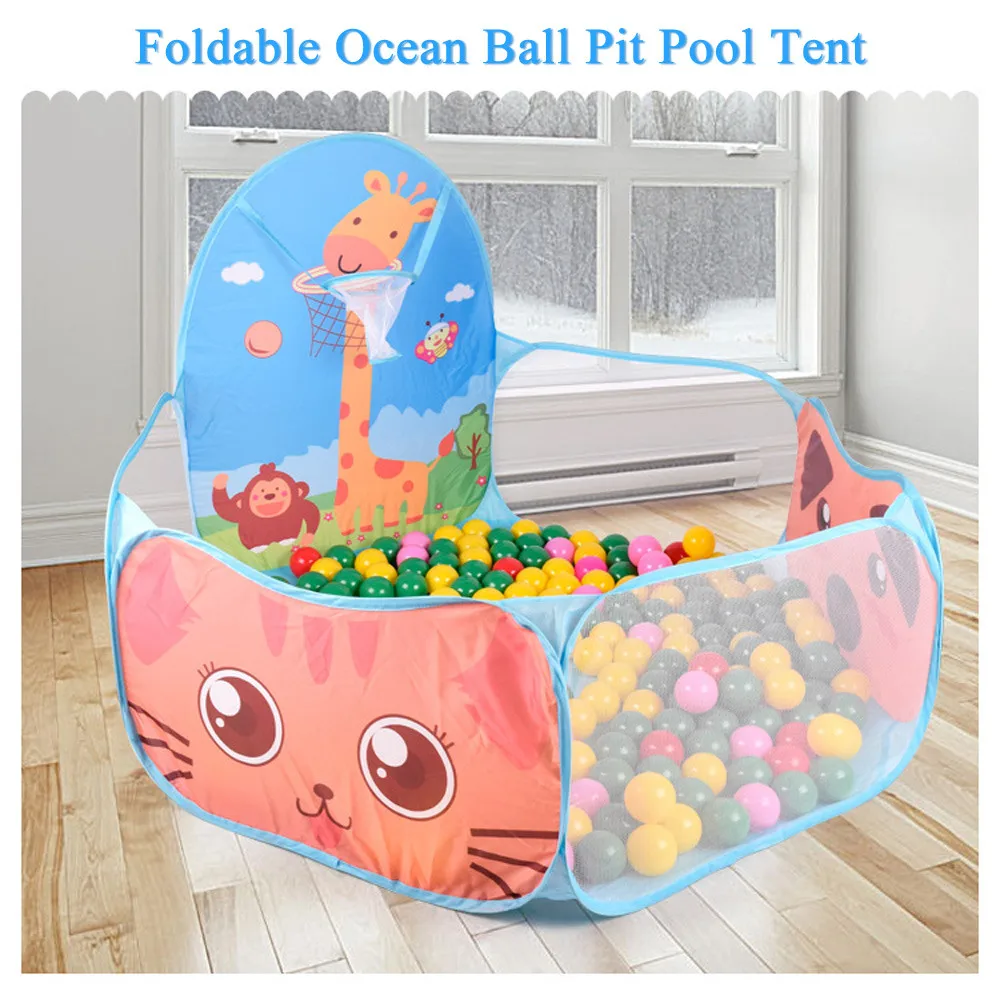 IMBABY Portable Baby Playpen Children Outdoor Indoor Ball Pool Play Tent Kids Safe Playpens Game Pool of Balls for Kids Gifts