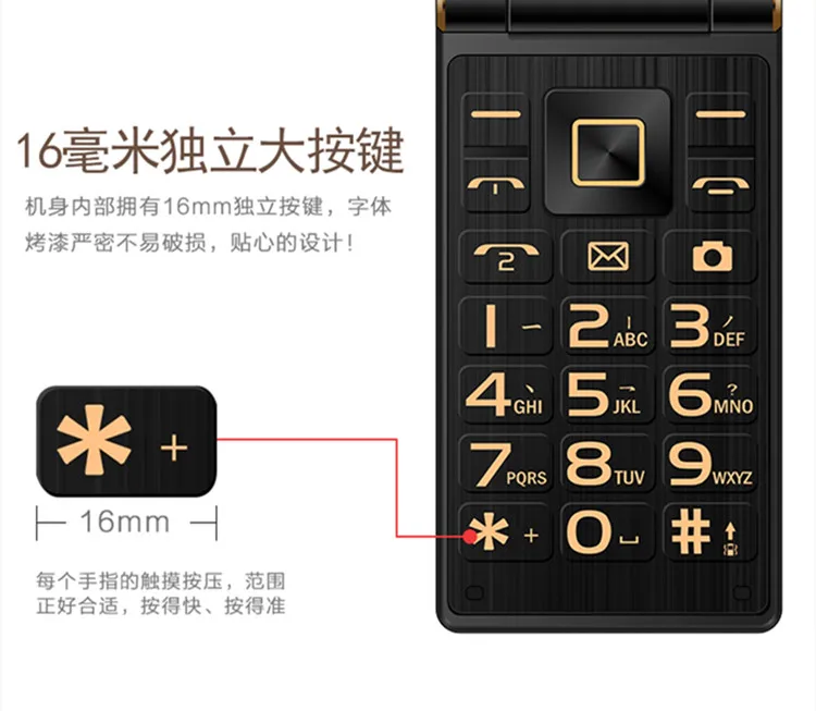 Дешевый Флип Мобильный телефон TKEXUN M2 3,0 дюймов сенсорный экран Quad band GSM женский телефон роскошный быстрый набор русская клавиатура мобильный телефон