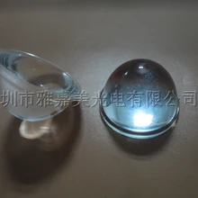 Мощный светодиодный объектив диаметр 34 мм пуля форма Высокая 21 мм Плано очки Оптические convex стеклянные линзы, оптические линзы