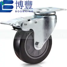 3 ''-75 мм/4''-100 мм/5 ''-125 мм мебельное колесико высокотермостойкое колесико для печи нейлоновое колесо среднего колеса маленькое колесо
