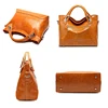 Women Oil Wax Leather Designer Handbags High Quality Shoulder Bags Ladies Handbags Fashion brand PU leather women bags WLHB1398 ► Photo 3/6