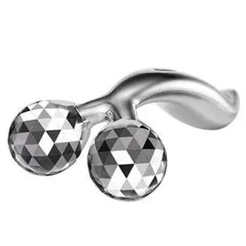 

3D manual roller face slimming massager 2-wheel shaping and firming beauty massager