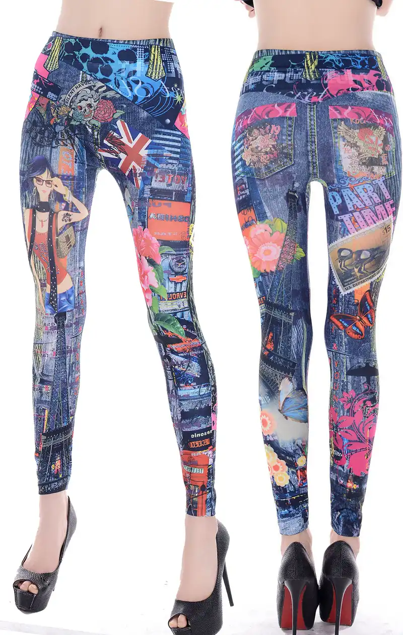 jeggings printed