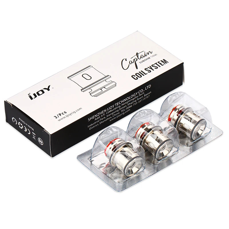 Оригинальная катушка IJOY Captain CA 3 шт. 0 Ом CA8 15 для Subohm Tank электронная сигарета