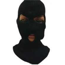 Черная маска супергероя, дышащая ткань, маска на все лицо, Маскарадная маска на Хэллоуин, гангстеры, ниндзя, убийца, сохраняющая тепло, шапочка вязаная шапка