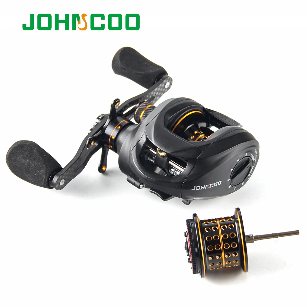 

Fishing Reel 13+1 Bearings 2 Control Systems Right Left Hand Bait Casting Reel Centrifugal & Magnetic Fresh Water Anti-backlash
