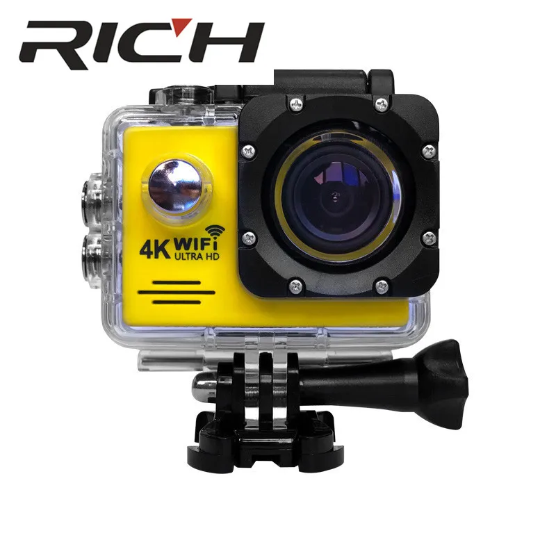 2018 Новый богатый J550R спортивные Камера s 4 К 2 7 K 1080P действие 16MP WiFi Спорт 30 м