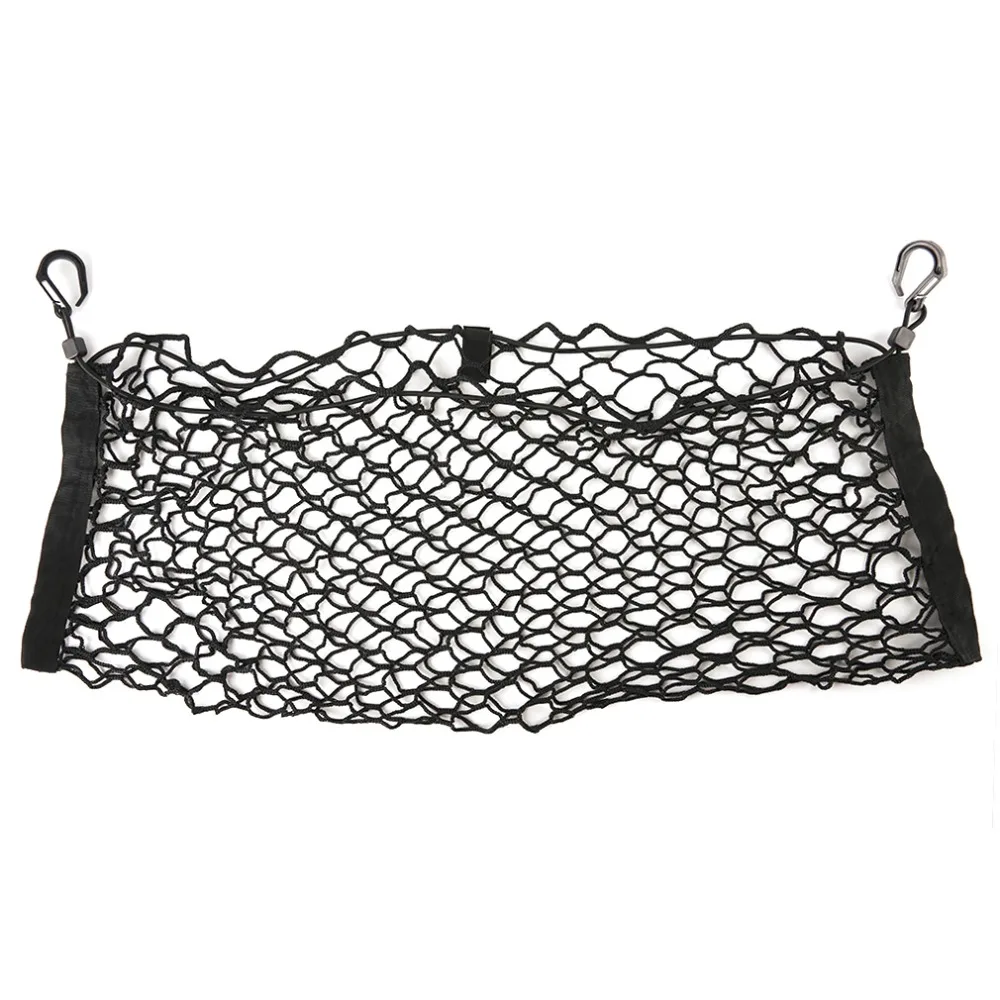 

85*23CM Car Styling Interior SUV Back Rear Trunk Seat Elastic String Net Mesh Storage Bag Pockets Cage Automobiles Organizer New