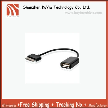 

Free shipping+ 50pcs/lot +USB Host OTG Adapter Cable for Samsung Galaxy Tab Black