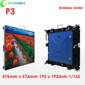 

Free shipping alibaba express P3 Programmable full color rental led screen scrolling message display sign P3 led panel board