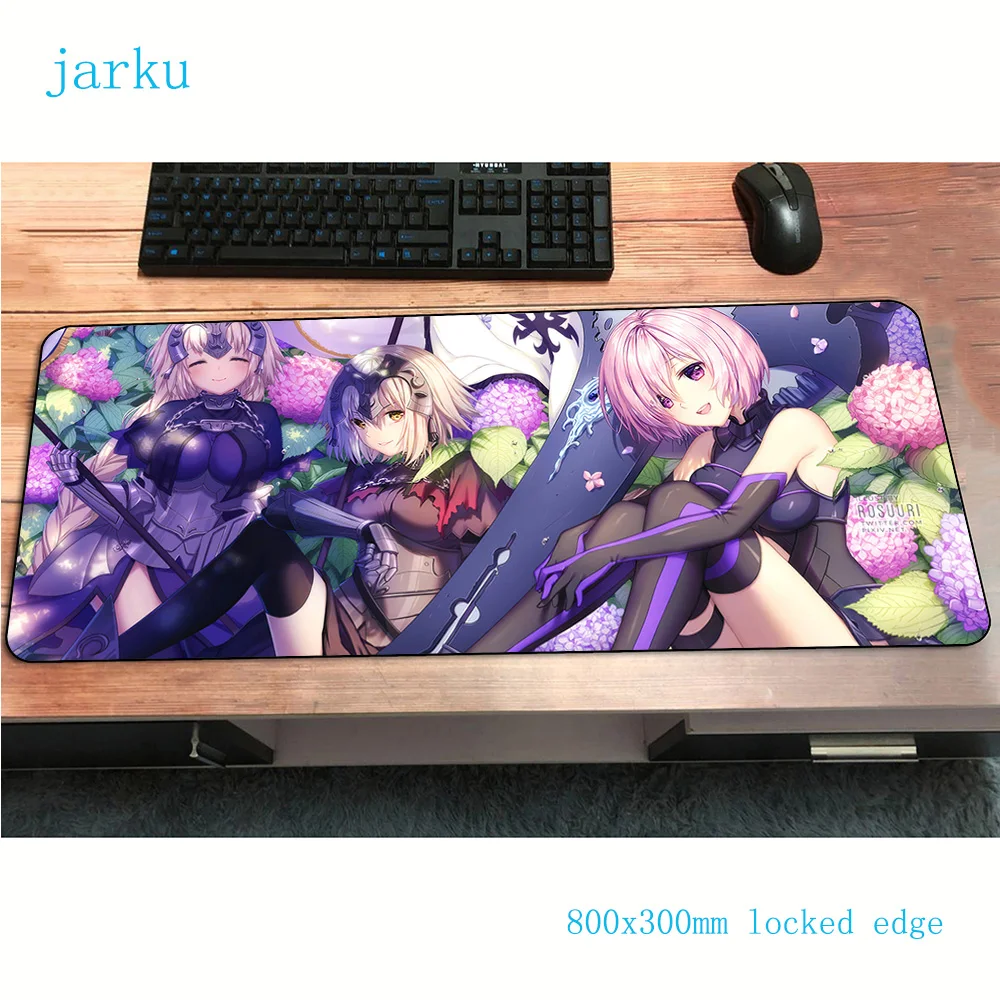Fate grand коврики для заказа 800x300x3 мм игровой коврик мыши с большой клавиатурой