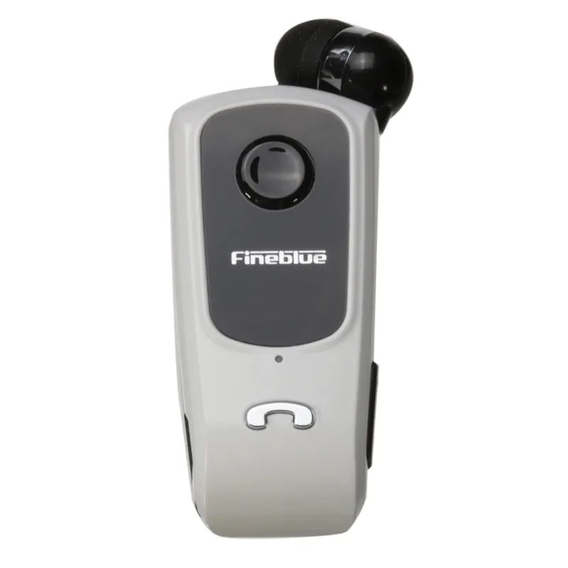 FineBlue F920 беспроводные Bluetooth наушники гарнитура клип выдвижные Наушники звонки напоминают вибрацию автомобильный комплект драйвер auriculares - Цвет: Белый