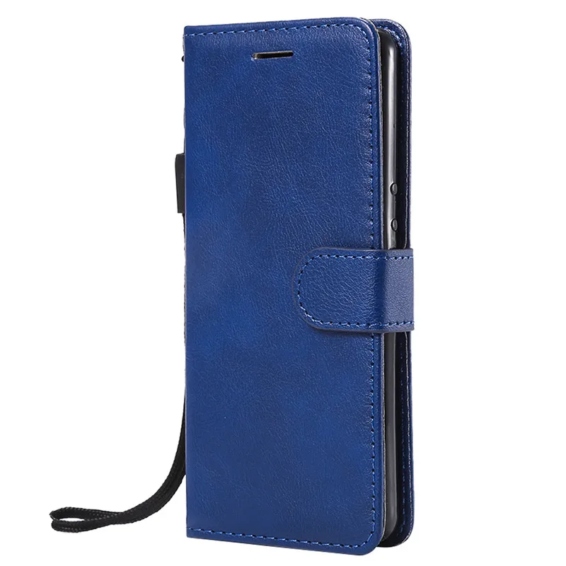 

For Sony Xperia XZ4 Compact Case Flip Cover Wallet Stand Pure Color PU Leather Mobile Phone Bags Coque Fundas