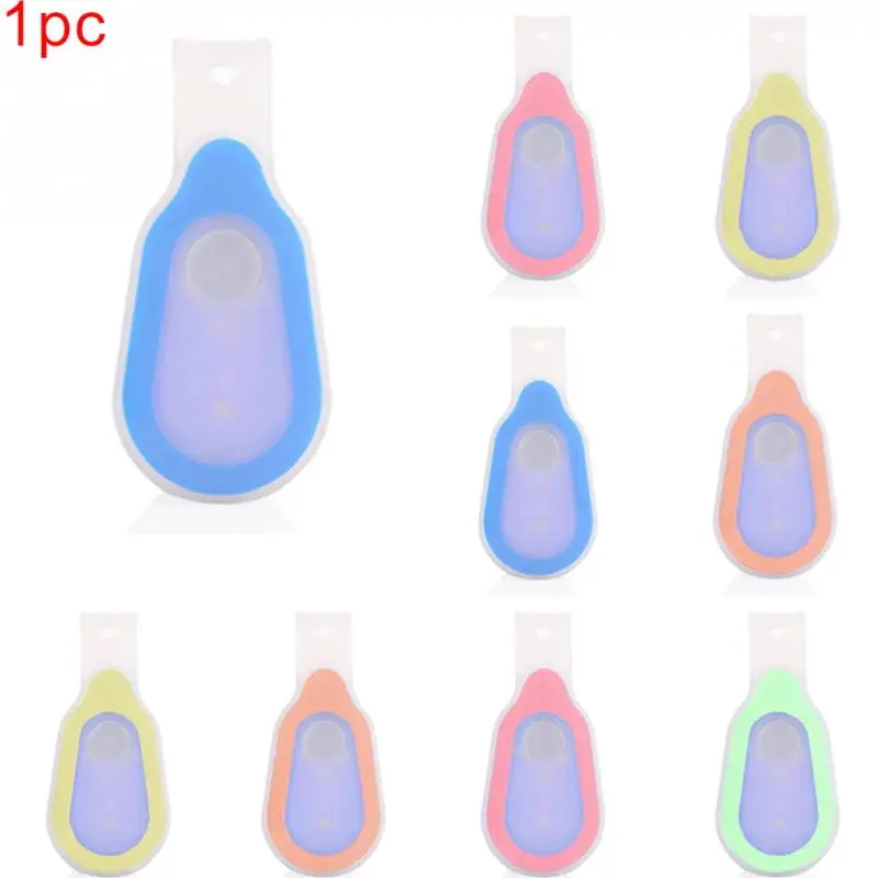 Discount Silicone LED Light Clip On Running Lamp Tent Bagpack Cycling Jogging Safe Warning Red Blue Green Orange Yellow #0831 10