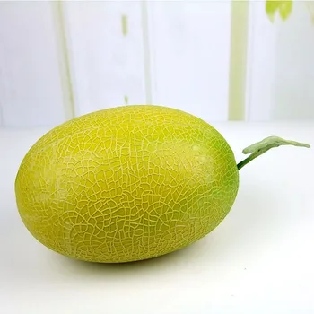 

Simulation Fruit Fake Fruit and Vegetable Model Living Room Decoration Large Simulation Cantaloupe 3