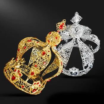 

Fashion Crystal Girls Diadem Headpiece Children Birthday Tiaras and Crowns Hair Jewelry Party Decoration Hair Accessories XH
