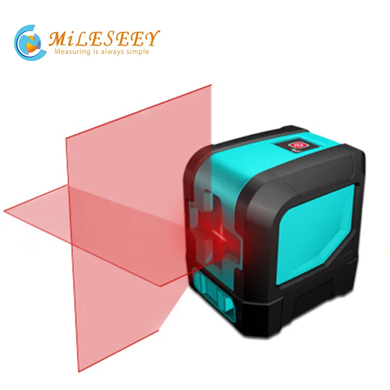 Nivel láser rojo L12R, nivelación láser profesional, trípode de carbono para nivel láser rojo